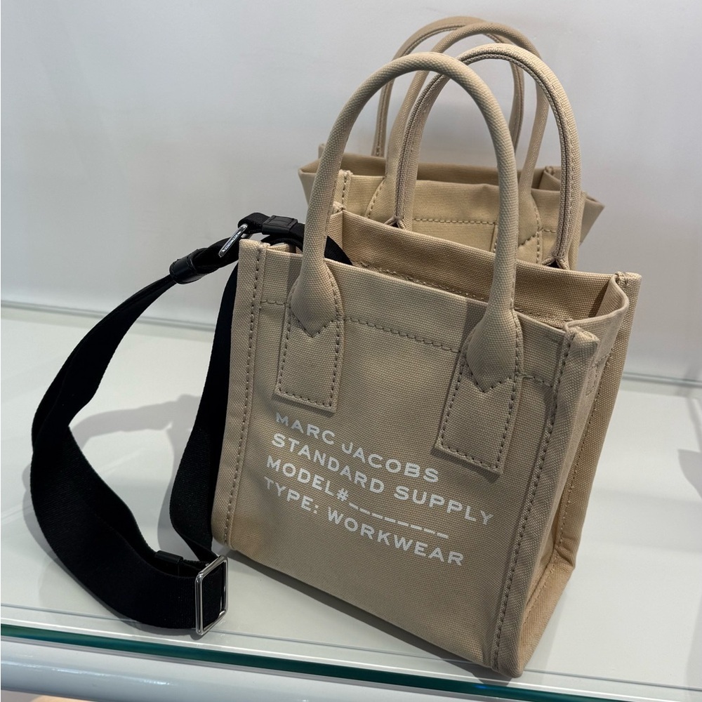 (new+tag) The Marc Jacobs canvas supply crossbody bag beige khaki tan - Picture 5 of 5